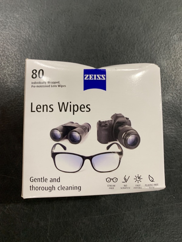 Photo 2 of ZEISS Pre-Moistened Lens Cleaning Wipes