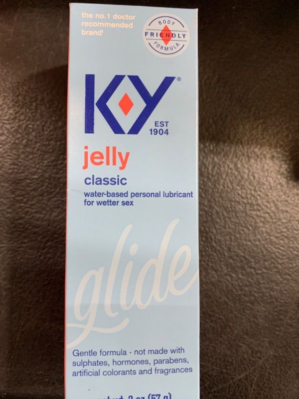 Photo 2 of K-Y Jelly Personal Lubricant (2oz), Premium Water Based Lube For Men, Women & Couples 2 Ounce