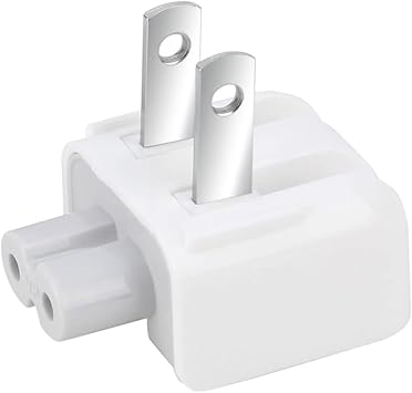 Photo 1 of Side-Facing Adapter Compatible with Apple MacBook Chargers Including: Apple USB-C, MagSafe, MagSafe 2 - Efficient Charging for MacBook, MacBook Pro, MacBook Air.