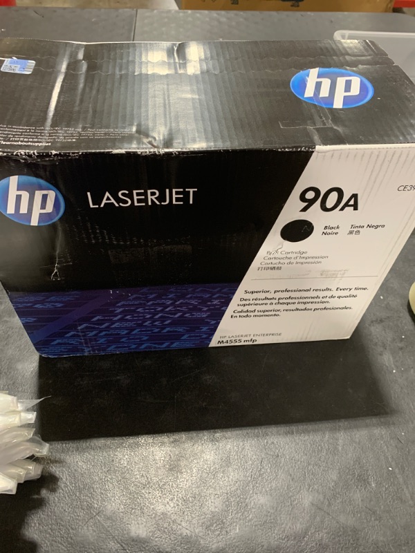 Photo 2 of HP 90A Black Toner Cartridge | Works with HP LaserJet Enterprise 600 M602, M603 Series, HP LaserJet Enterprise M4555 MFP Series | CE390A