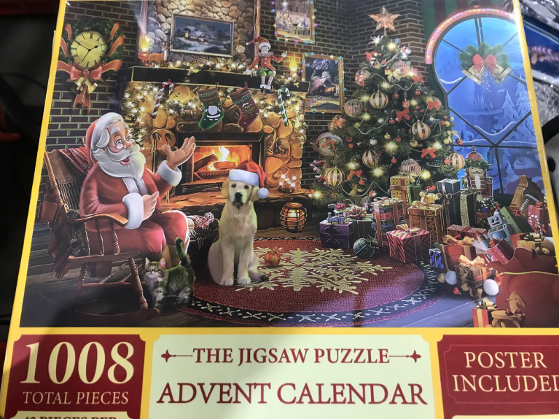 Photo 2 of Puzzle Advent Calendar 2024 Adult Teen, 1008Pcs Jigsaw Puzzles Christmas Advent Calendar 2024 for Adult Women Men Teen Girls Boys Kids Advent Calendar Puzzle Gifts for 24 Days Countdown to Christmas