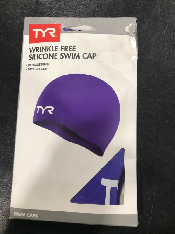 Photo 2 of TYR Wrinkle Free Silicone Cap, Purple