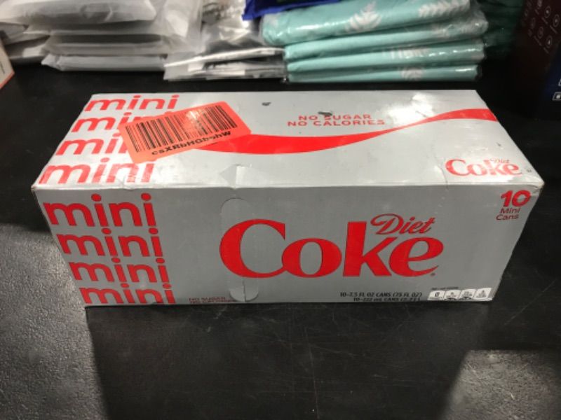 Photo 2 of Diet Coke Mini-Can 7.5oz, 10 Pack (Package May Vary) Diet Coke 7.5 Fl Oz (Pack of 10) BB 11.11.24