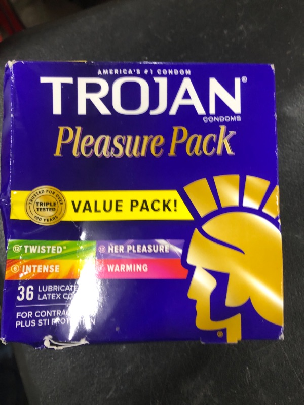 Photo 2 of Trojan Condoms, Pleasure Pack, Value Pack - 36 condoms