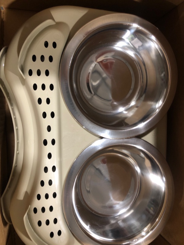 Photo 2 of Neater Feeder Express Elevated Dog and Cat Bowls - Raised Pet Dish - Stainless Steel Food and Water Bowls for Small to Large Dogs and Cats