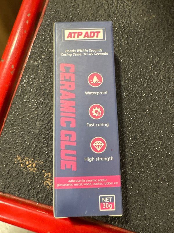 Photo 2 of 30g Ceramic Glue - Instant Strong Adhesive for Porcelain, Pottery, Glass, Metal, Plastic, Rubber & DIY Craft Repair. Perfect for Your Home & Workshop