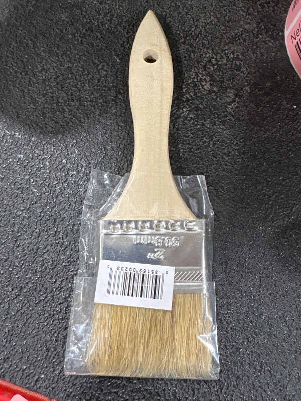 Photo 2 of Magnolia Brush Low Cost Paint or Chip Brush with Sanded Handle, 2" Width, White