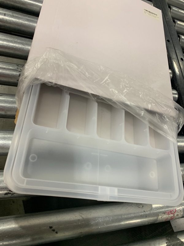 Photo 1 of LWANWI Silverware Drawer Organizer, Expandable Utensil Tray for Kitchen, Kitchen drawer cutlery organizer,With Removable Dividers Cutlery Drawer Organizer for Spoons,Forks, Knives