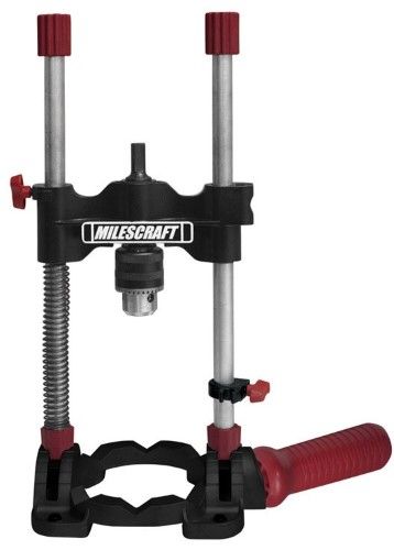 Photo 1 of Milescraft 1318 DrillMate Portable Drillling Guide – Precision Drilling Jig Attachment for Drilling Angled or Straight Holes Adjustable Drill Guide
