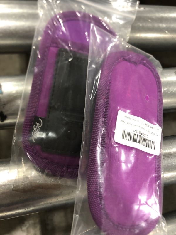 Photo 2 of POYOLEE Universal IWB Magazine Holster Magazine Holder 9mm for Concealed Carry Single Pistol Mag Pouch for Glock 17 19 43,380 and Similar Handgun Magazines (Purple-1 Mag Pack, MagazineHolster-2 Pack)