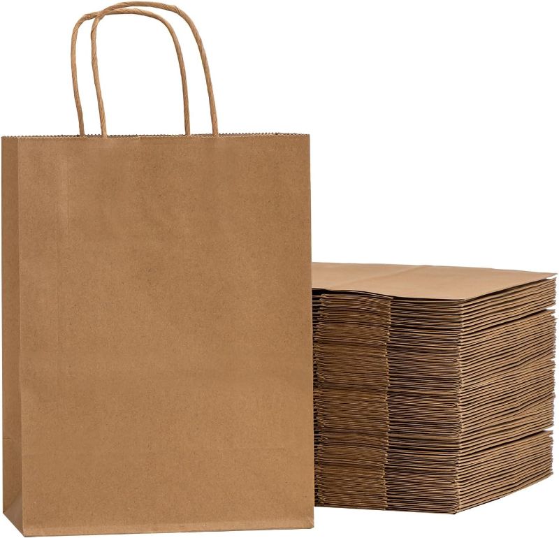 Photo 1 of Kraft Paper Shopping Bags 