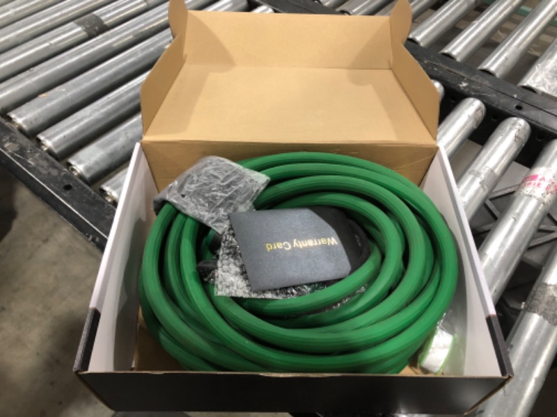 Photo 3 of Expandable Garden Hose 100ft - NEW Patented Water Hose with 40 Layers of Innovative Nano Rubber, Real Leak-Proof Water Hose with 10-Mode Spray Nozzle, Lightweight, Tough, Flexible Hoses