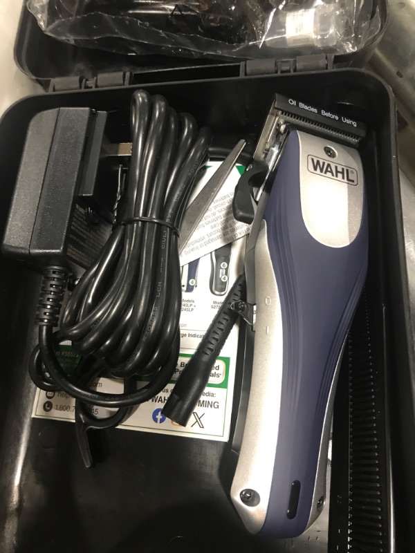 Photo 2 of Wahl Lithium Ion Pro Rechargeable Cordless Hair Clippers for Men, Woman, & Children with Smart Charge Technology for Convenient at Home Haircutting - Model 79470 Sliver 22 Piece Set