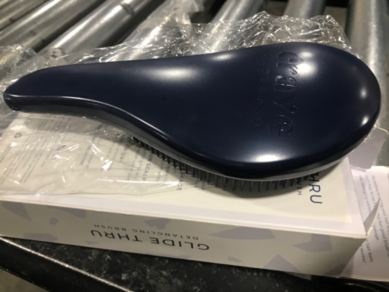 Photo 2 of Crave Naturals Glide Thru Detangling Brush for Adults & Kids Hair. Detangler Hairbrush for Natural, Curly, Straight, Wet or Dry Hair. Hair Brushes for Women. Styling Brush (Blue)