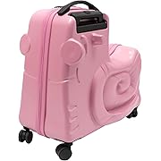 Photo 1 of CNCEST 20" Kid's Ride-on Travel Suitcase,Rolling Luggage with Wheels Carry Trolley Luggage with Password Lock,Children's Ride On Trolley Luggage for Children's Day Gift,Festival Gift
