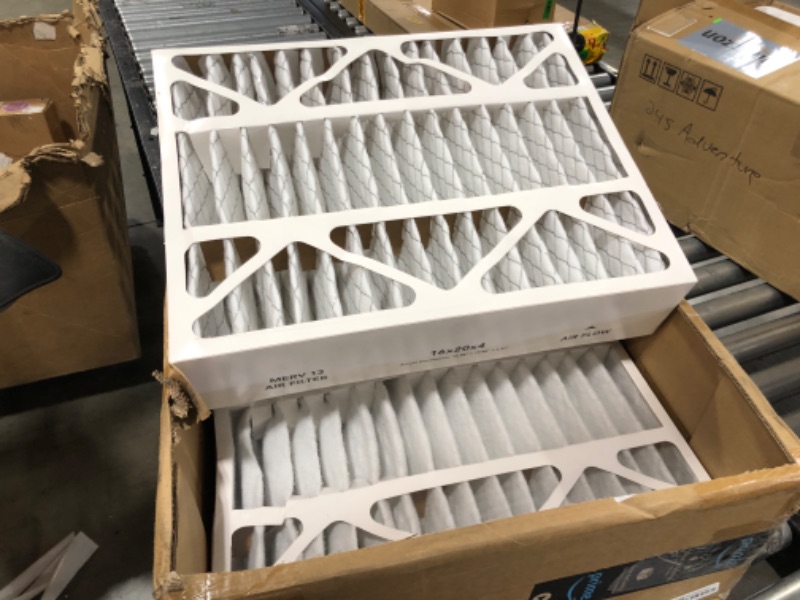 Photo 3 of Maycold 16x20x4 Air Filter MERV 13 Efficiency (2-Pack), HVAC AC Furnace Air Filters Replacement - Actual Size: 15.88” x 19.88” x 4.31”