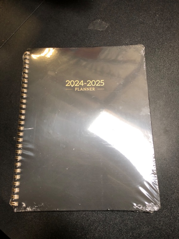 Photo 2 of Planner 2025 - Planner/Calendar 2025, Jan.2025 - Dec.2025, 2025 Planner Weekly and Monthly with Tabs, 8" x 10", Flexible Cover + Twin-Wire Binding + Calendars, Daily Organizer - Black