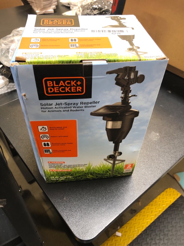 Photo 1 of Cat Repellent Outdoor- Squirrel Deterrent Solar- Dog Repellent- Raccoon Deterrent Solar Motion-Activated Water Blaster Jet Spray Scare Away Deer, Rabbits, Birds & Other Animals