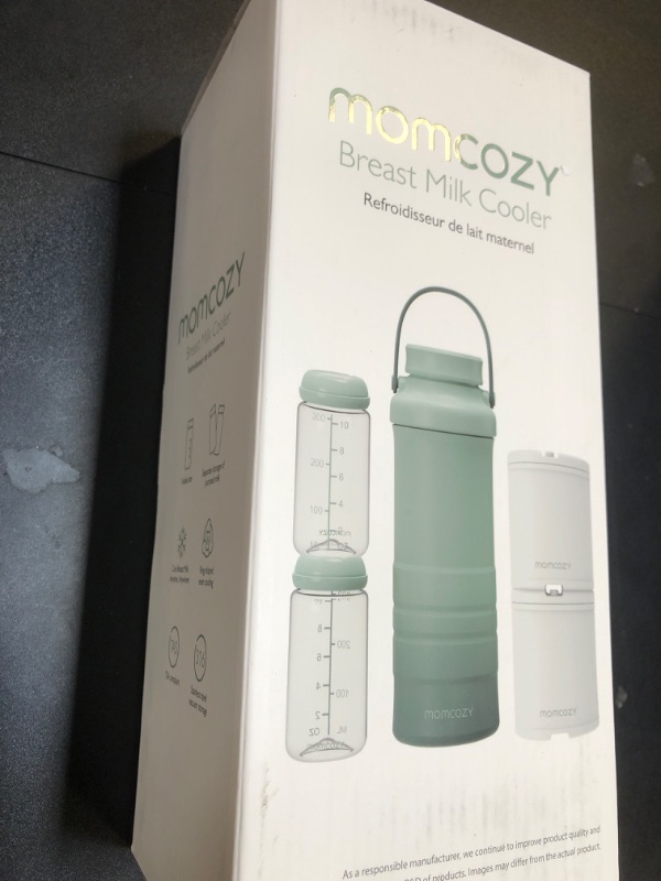 Photo 2 of Momcozy 22oz Portable Breast Milk Cooler for Outdoor, 360°Total Cooling for 24Hours, Larger Capacity Travel Breastmilk Chiller with 2pcs Baby Bottles for Breastmilk Storage, Breastfeeding Essentials