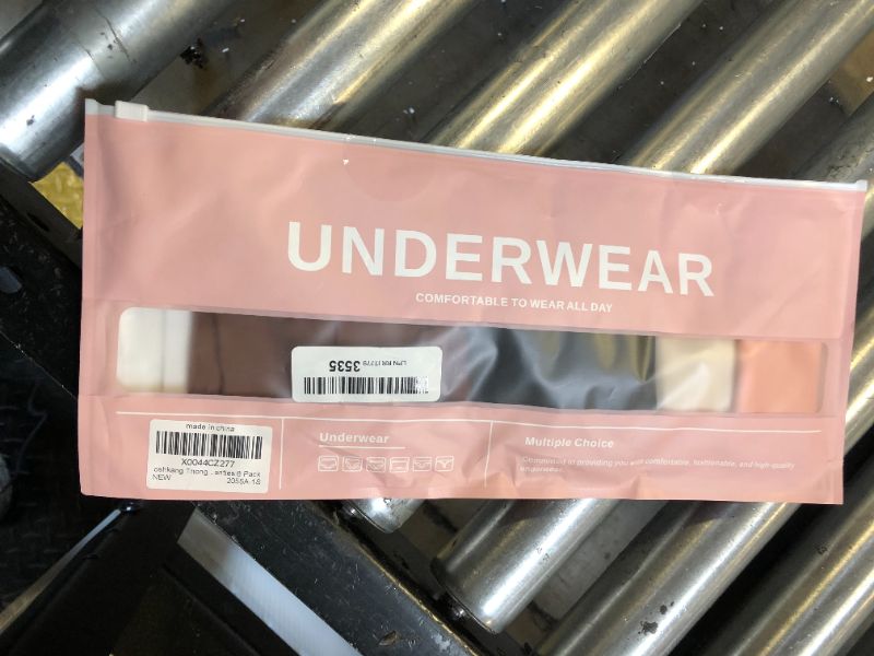 Photo 1 of oshkang Thongs for Womens High Waisted Seamless for Women Underwear Sexy Breathable Panties 6 Pack
