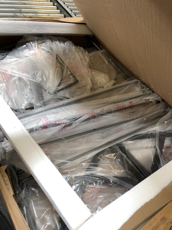 Photo 1 of VECELO Kitchen Dining Room Table 2 Chairs for Small Space, Apartment,Metal Steel Frame, 3-Piece Set, Brown