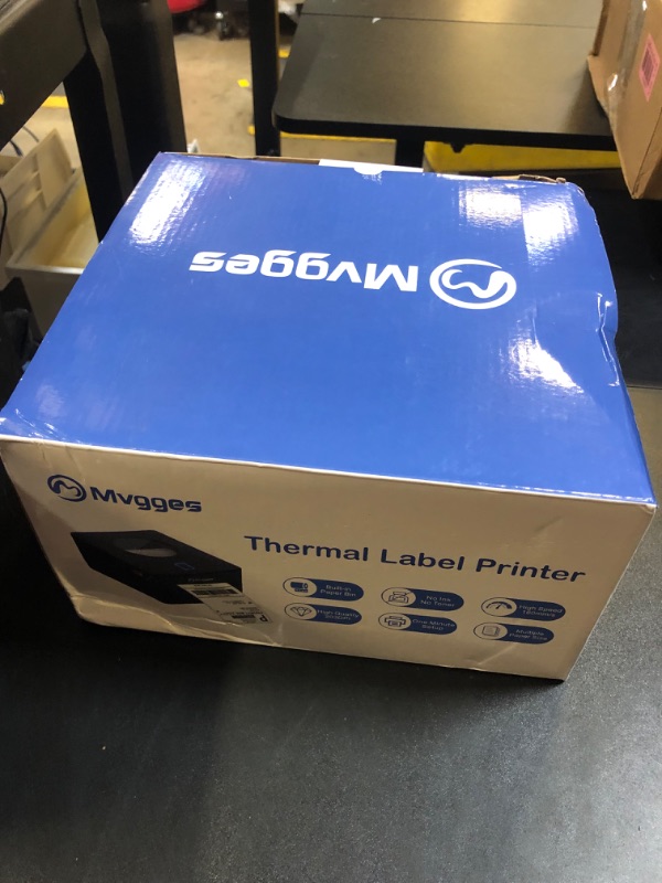 Photo 1 of Mvgges Bluetooth Thermal Shipping Label Printer, 4X6 Label Printer for Shipping Packages Small Business, Support Windows, Mac, iOS, iPhone, Android, Used for Amazon, Ebay, Shopify, Etsy, UPS, USPS