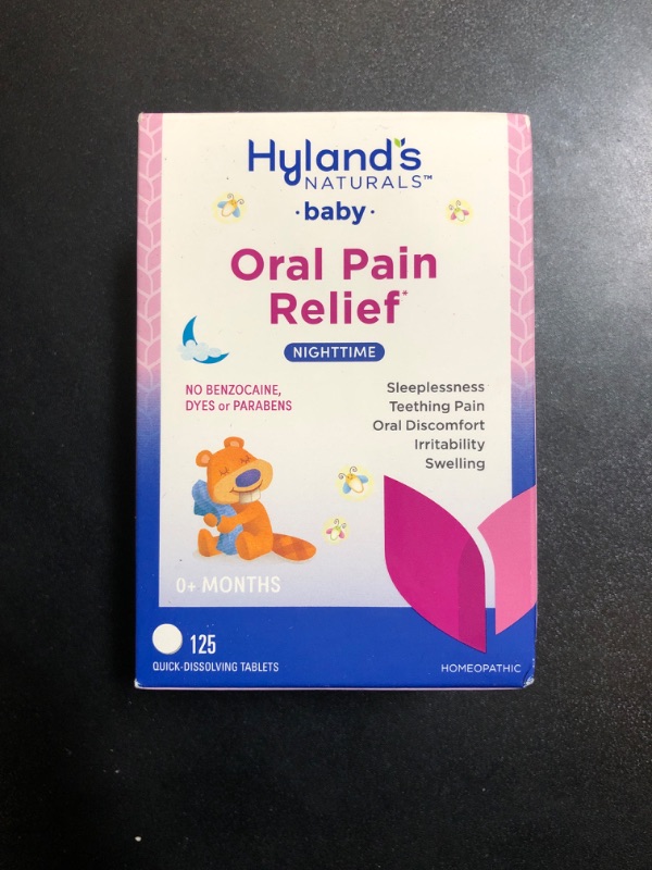 Photo 3 of Hyland's Naturals Baby Oral Pain Relief - 125ct (EXP APR 2026)