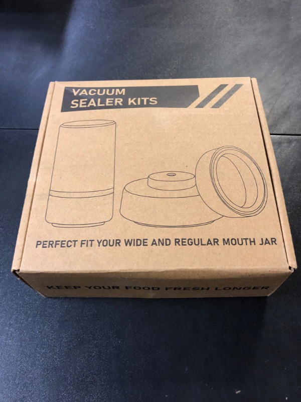 Photo 1 of Mason Jar Vacuum Sealer: Auhavor Electric Jar Sealer for Foodsaver Vacuum Sealer, Vacuum Sealing Kit for Wide-Mouth & Regular-Mouth Mason Jars, Canning Sealer with Jar Attachment 2 Hose, Electric