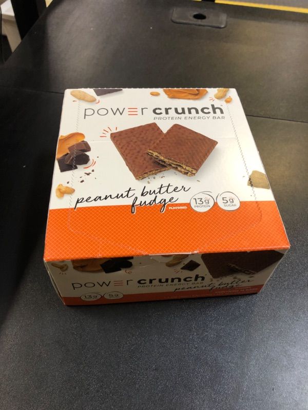 Photo 3 of BioNutritional Research Group Power Crunch Protein Energy Bar Peanut Butter Fudge 12 Bar(S) (BB JUN2025)