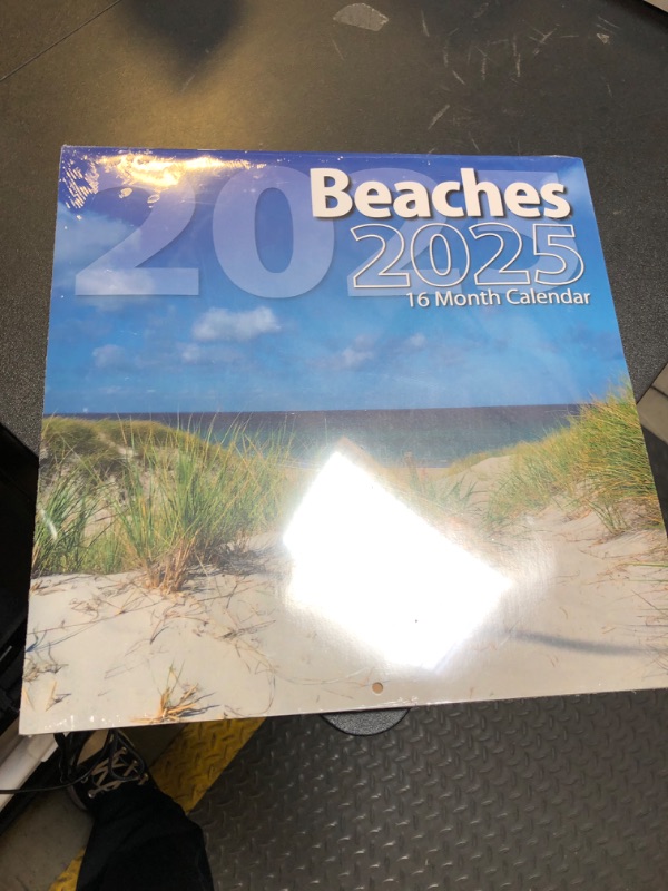 Photo 2 of Bachmann Press 2025 Beaches Full Size Wall Calendar for Planning, Scheduling, and Organizing