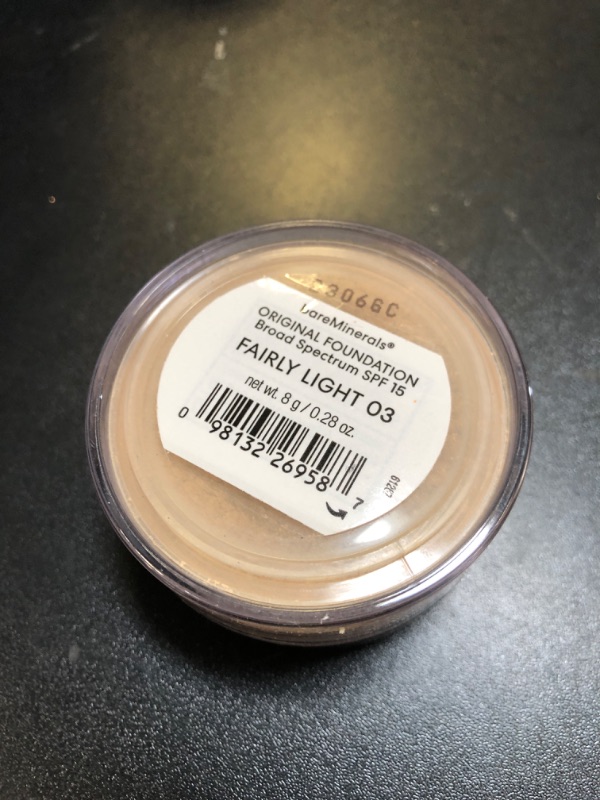 Photo 2 of bareMinerals Original Loose Powder Foundation SPF 15 FAIRLY LIGHT 03