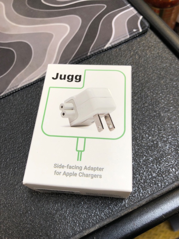 Photo 1 of Side-Facing Adapter Compatible with Apple MacBook Chargers Including: Apple USB-C, MagSafe, MagSafe 2 - Efficient Charging for MacBook, MacBook Pro, MacBook Air.