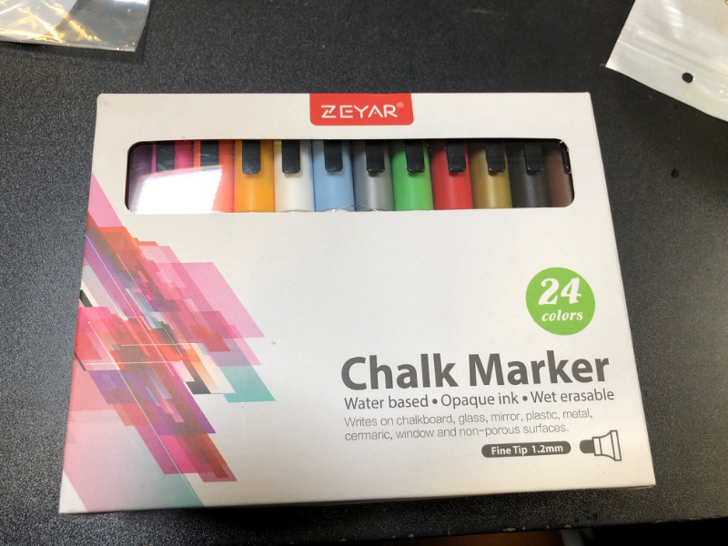 Photo 2 of ZEYAR Liquid Chalk Marker-Wet Erase Marker