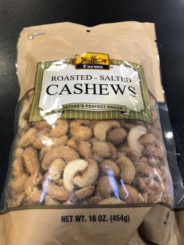 Photo 2 of Cashews Roasted Salted 1 Lb. Bag, Kosher EXP.07/25/2025