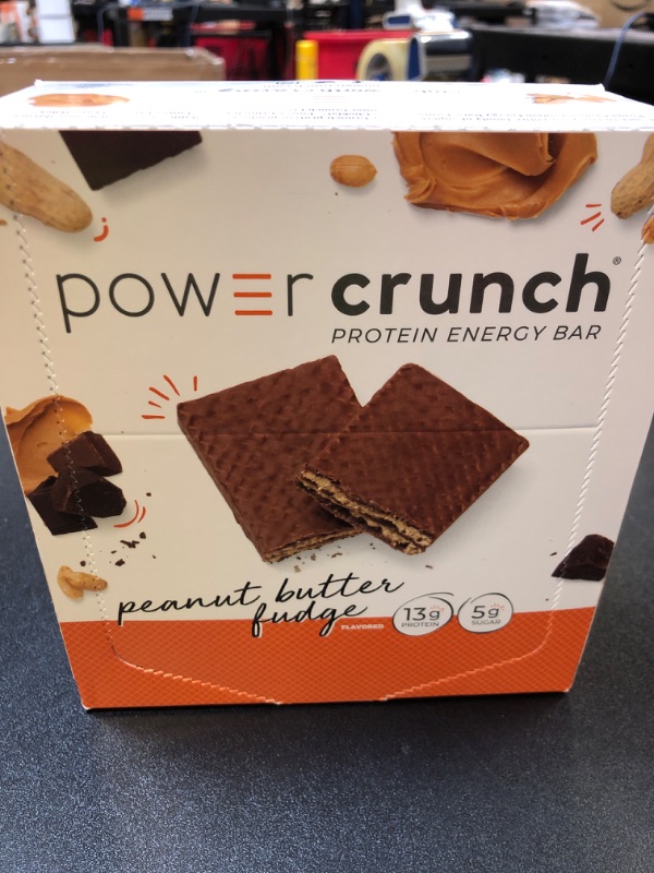 Photo 2 of BioNutritional Research Group Power Crunch Protein Energy Bar Peanut Butter Fudge 12 Bar(S)  EXP.  6/19/2025