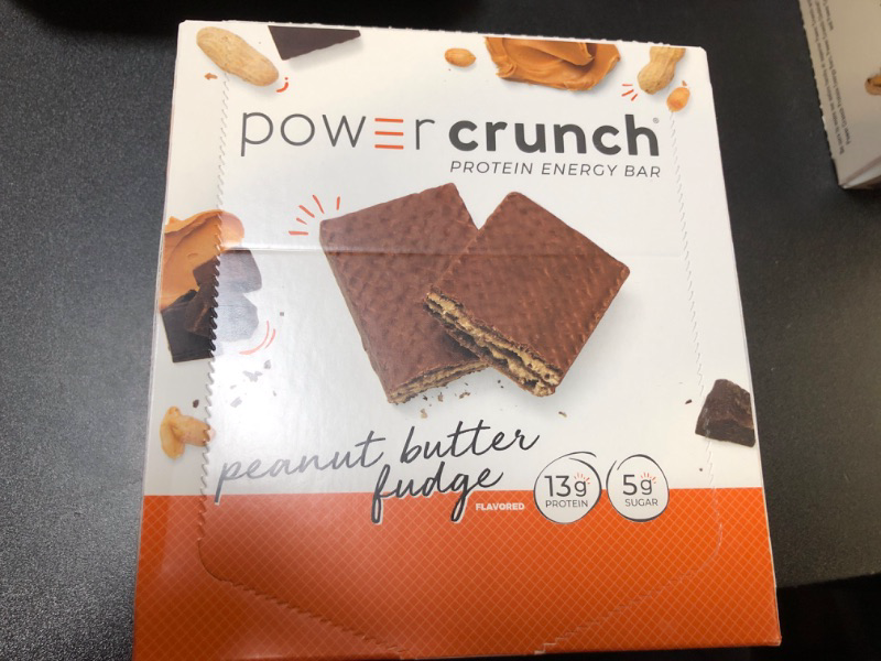 Photo 2 of BioNutritional Research Group Power Crunch Protein Energy Bar Peanut Butter Fudge 12 Bar(S)  EXP.  06/19/2025