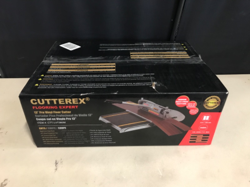 Photo 1 of 13 INCH 360° VINYL Floor Cutter for VCT, LVT, PVC, Rubber Floor and Rigid Core VINYL Plank