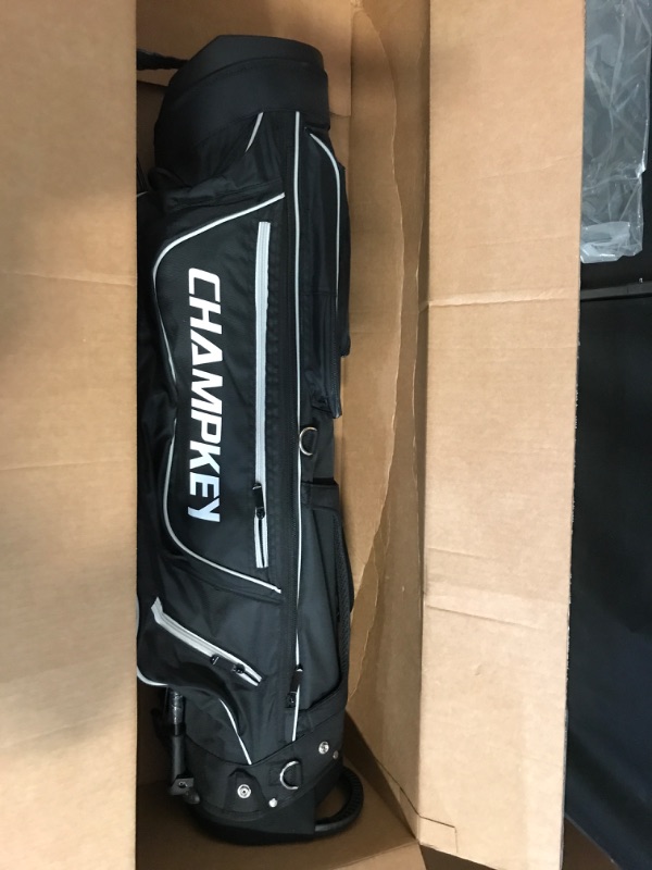 Photo 1 of CHAMPKEY Lightweight Golf Stand Bag | Professional Pitch Golf Bag Ideal for The Driving Range, Par 3 and Executive Courses
