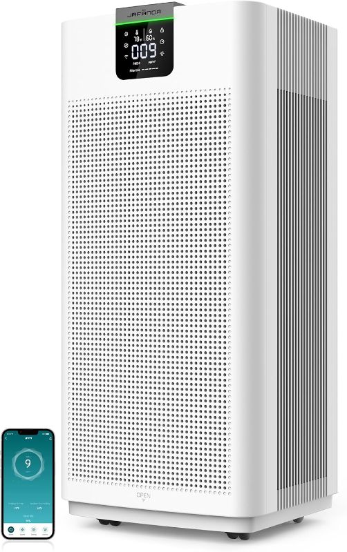 Photo 1 of Jafända Air Purifiers for Home Office 4575 ft², APP & Alexa, Ture HEPA 13 Activated Carbon Air Filter, Air Cleaner for Large Room Remove 99.97% Dust Pollen Smoke Pet Dander Allergies Mold Odors VOCs