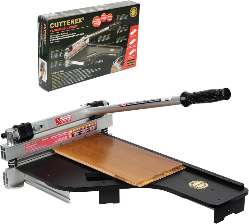 Photo 1 of 13" Professional Floor Cutter - No Dust, No Noise, No Electricity Multi-Angle Cuts for Laminate, Vinyl, Wood & More, Pro. ALU Long Leverage Handle, Longlife HSS Blade, Safe & Easy to Use!