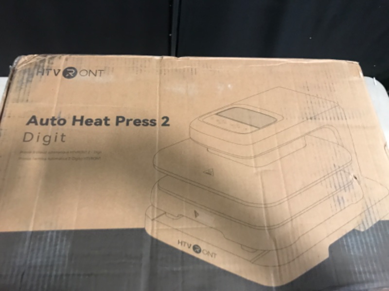 Photo 1 of HTVRONT Auto Heat Press 2 - Heat Press Machine for T Shirts with Adjustable Pressure & Higher Heating Height, Heats Up Fast and Evenly Heat Press 15x15 for HTV, Sublimation, Heat Press Projects