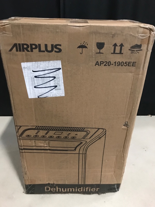 Photo 1 of AIRPLUS 4,500 Sq.Ft 70 Pint Dehumidifier for Basements and Home-with Drain Hose,Efficient,Energy-with Dual Protection and 4 Smart Modes,24H Timer,Defrost,for Large room