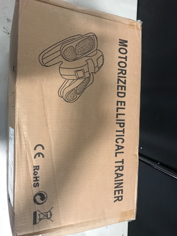 Photo 1 of Under Desk Elliptical Machine, Electric Ellipse Leg Exerciser as Seen on Tv for Seniors with 12 Adjustable, Quiet Portable Elliptical Machine, Seated Pedal Exerciser with Remote Control