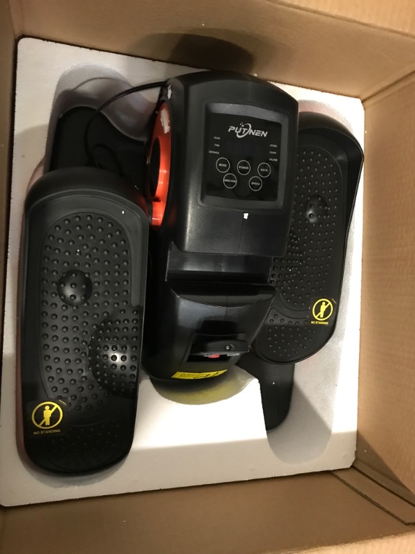 Photo 1 of Under Desk Elliptical Machine, Electric Ellipse Leg Exerciser as Seen on Tv for Seniors with 12 Adjustable, Quiet Portable Elliptical Machine, Seated Pedal Exerciser with Remote Control