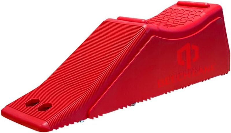 Photo 1 of Beech Lane Tandem Trailer Ramp Provides 5.5" of Tire Lift, Makes Changing Dual Axle Trailer Tires A Breeze, 15,000LB Rating, Essential RV Safety Tool, Engineered for Extra Traction