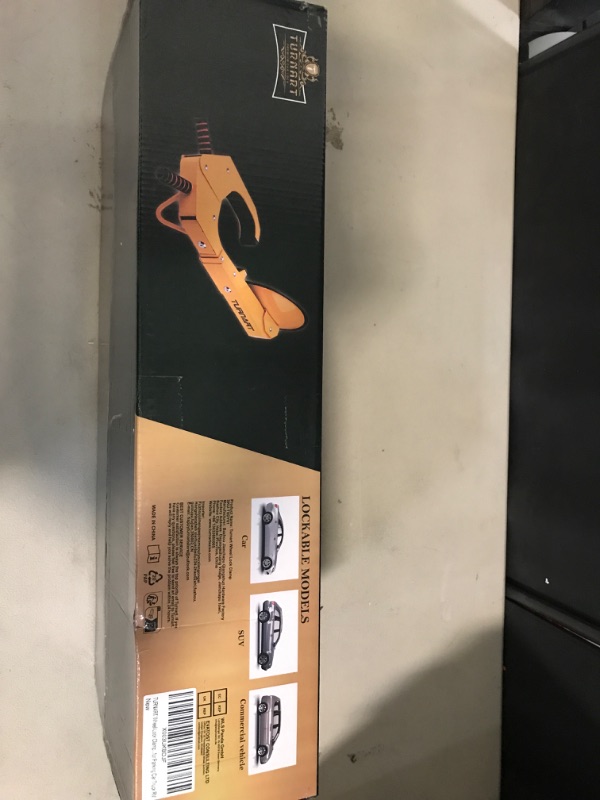 Photo 1 of TURNART Wheel Lock, Anti Theft not only for Wheels but Also for Rims, Adjustable, Universal, 3 Keys, 1 Crank, Yellow