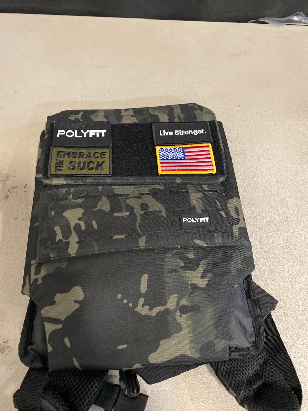 Photo 1 of POLYFIT (Fortify) Weighted Vest for Strength and Endurance Training, Rucking, Fitness Workouts, Running, WODs
