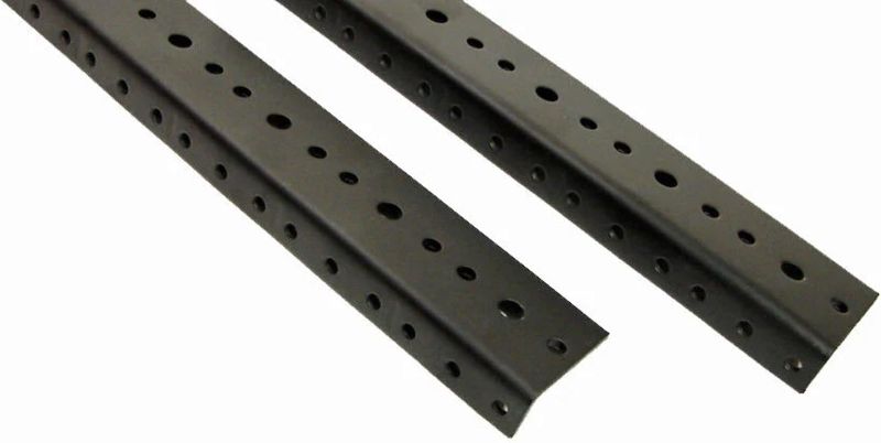Photo 1 of 1 PAIR) PENN ELCOM 7U / 7 SPACE Rack Rails - 12-1/4" total length sku# R0828-07