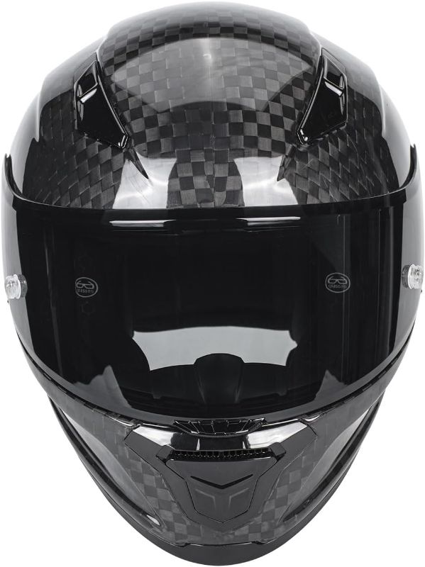 Photo 1 of Kaese DOT Certified Carbon Fiber Full Face Motorcycle Helmets XXL