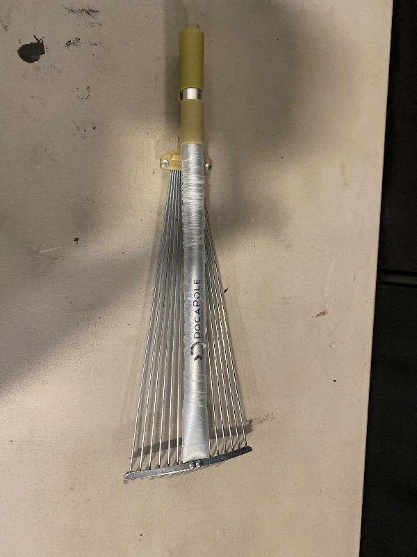 Photo 1 of DOCA Gardening Tools Attachment - Extension Pole for Tree Trimming, Fruit Picker, Roof Rake for Leaves - Roof Rake